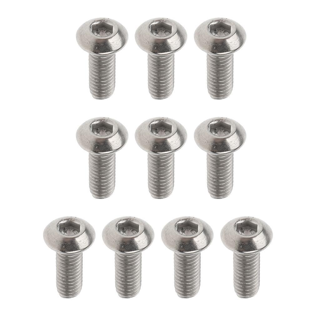 20x GR1 Titanium Alloy agon Button Head Cap Bolts Screw