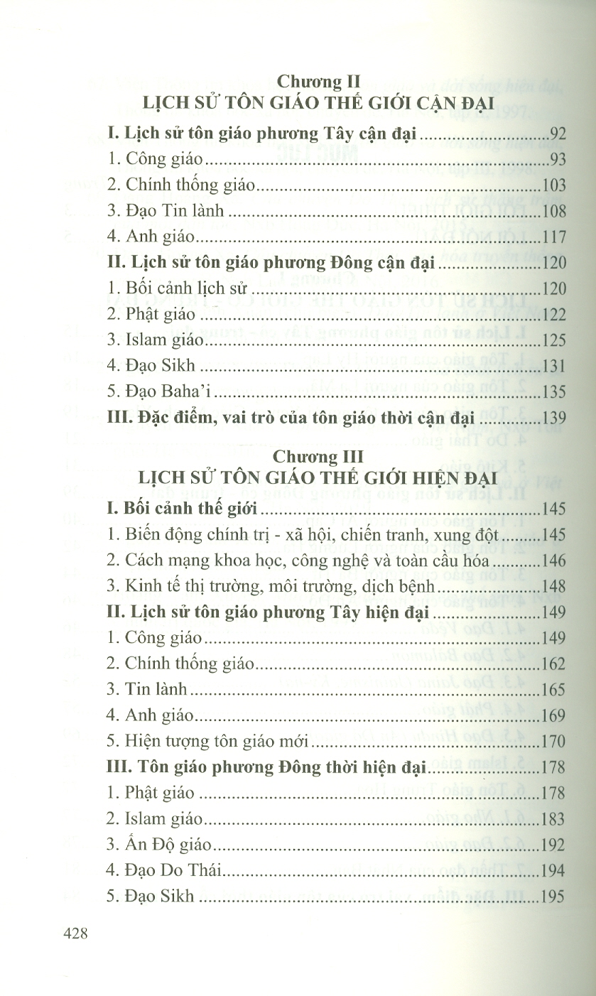 Lịch Sử Tôn Giáo Thế Giới Và Việt Nam (Tái bản năm 2024) - PGS. TS. Nguyễn Phú Lợi