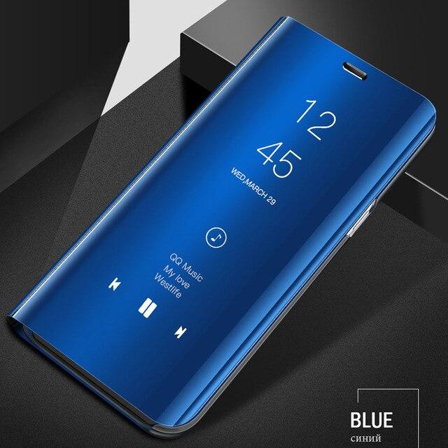 Ốp Lưng Nắp Gập Mặt Gương Cho Xiaomi Redmi Note 9s 7 5 8 Pro 8t 10 8a 7a Mi 10 9t A3 9 Lite Redmi Note 7 8 9 Pro Max