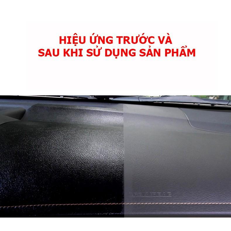 [LOẠI TỐT] Dung Dịch Dưỡng, Phục Hồi Nhựa Nhám, Làm Đen nhựa nhám, Làm Mới Ghế Da DASHBOARD WAXING 450ml