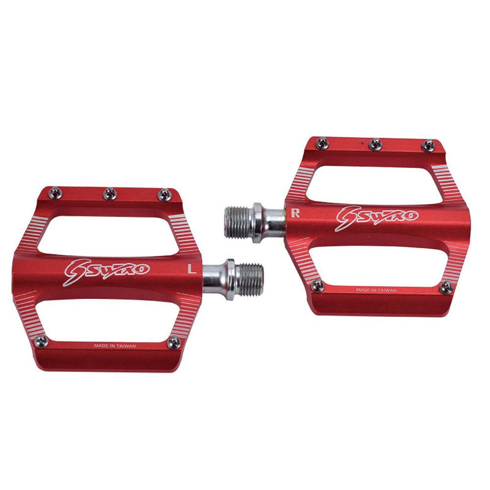 Bàn đạp xe đạp SWTXO Hợp kim nhôm MTB phẳng