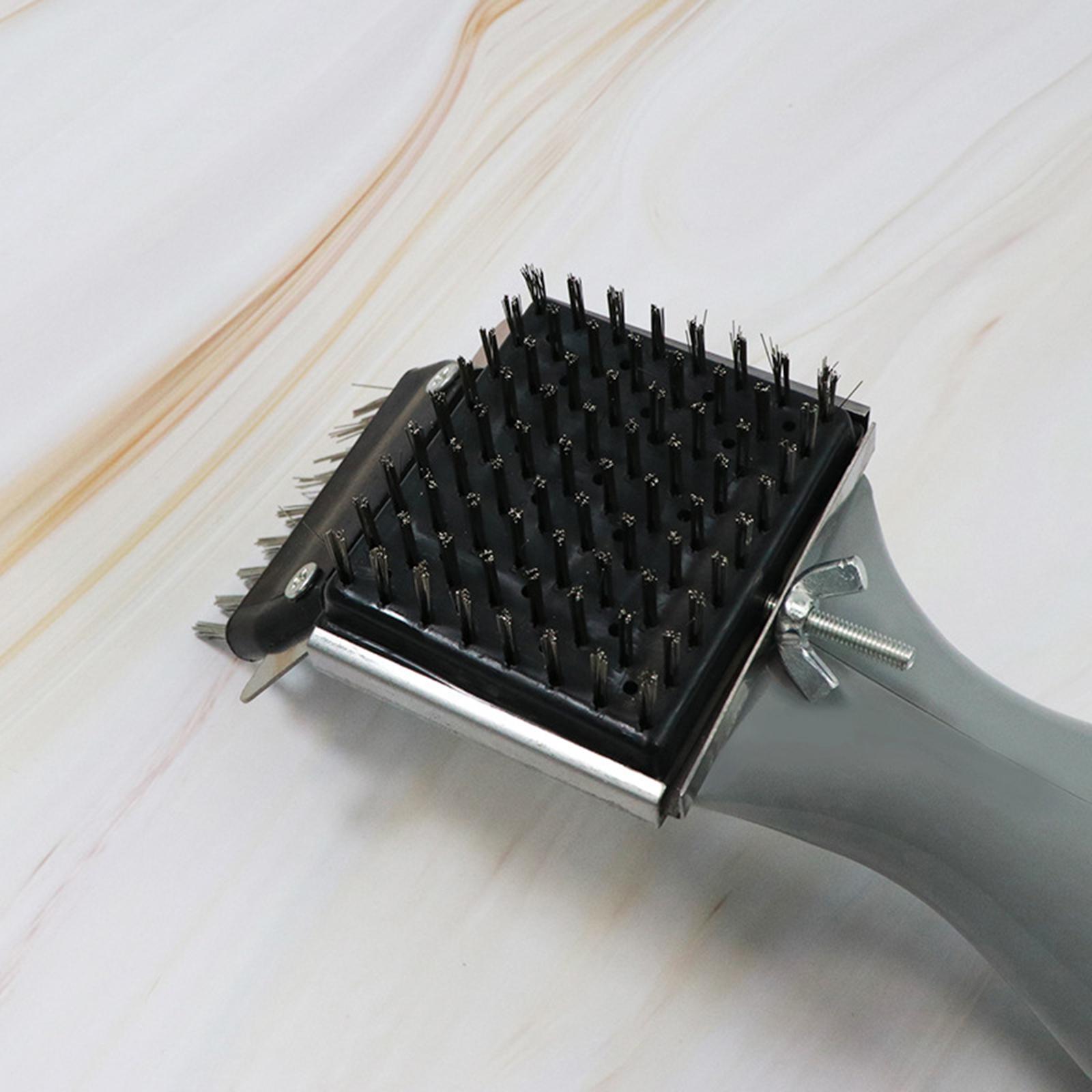 Grill Brush and Grill Cleaning Brush Heavy Duty Grill Accessories Comfortable Grip Scratch Brushes with Grilling Grate Cleaner