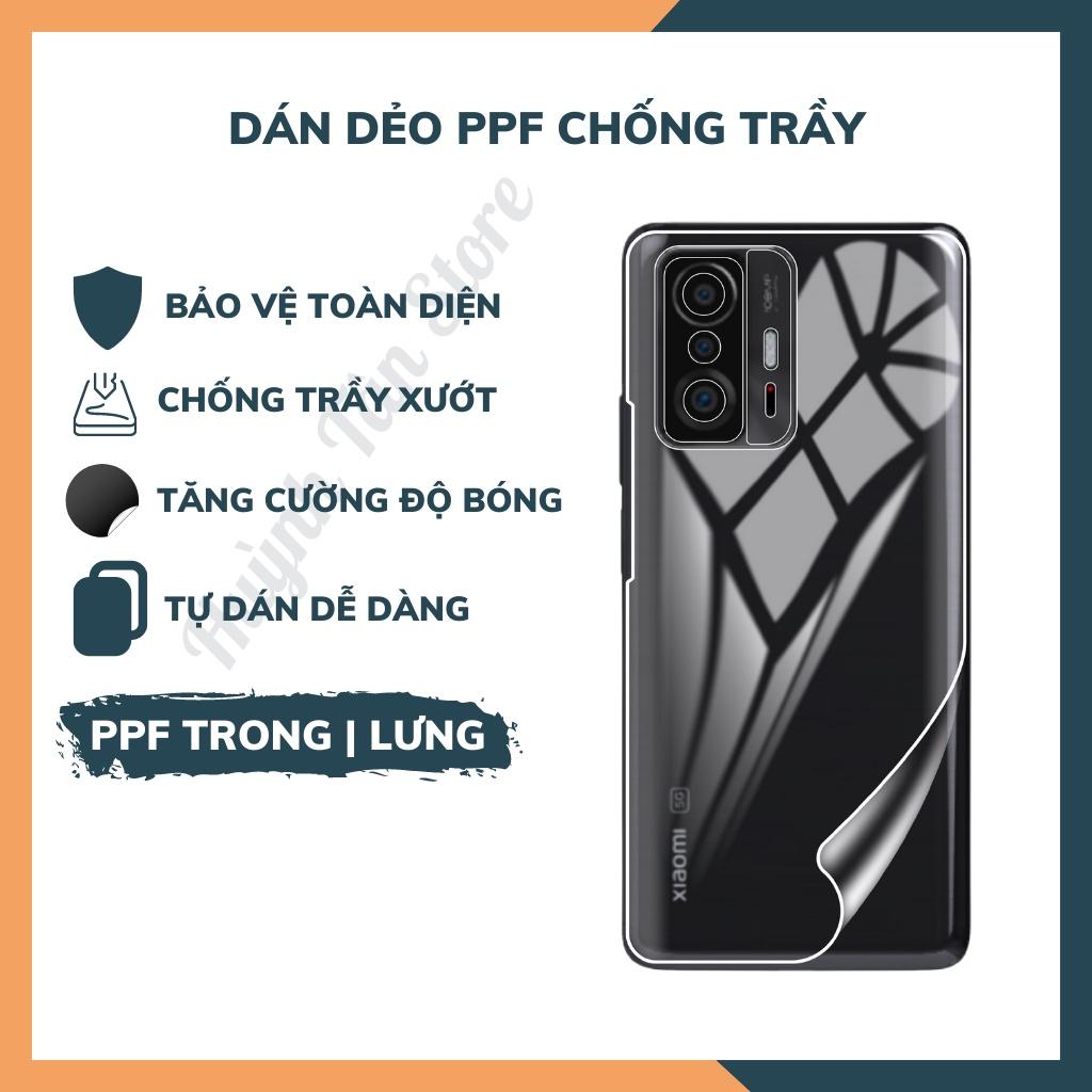 Dán dẻo PPF Mi 11T , 11T Pro trong suốt hoặc nhám , chống trầy xướt, giữ nguyên vẻ đẹp ban đầu