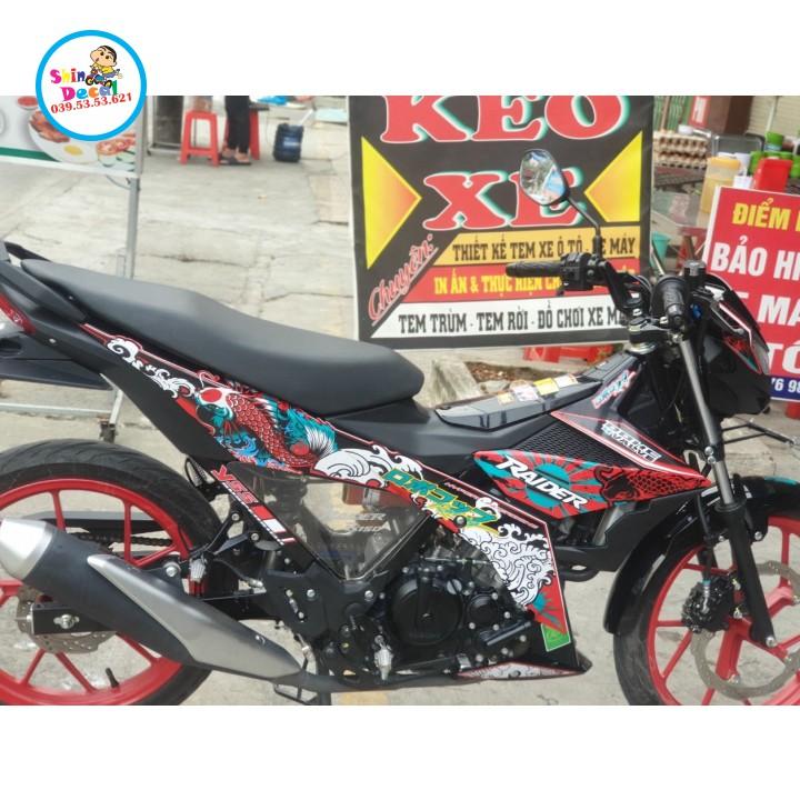 Tem rời raider fi cá chép đỏ đen