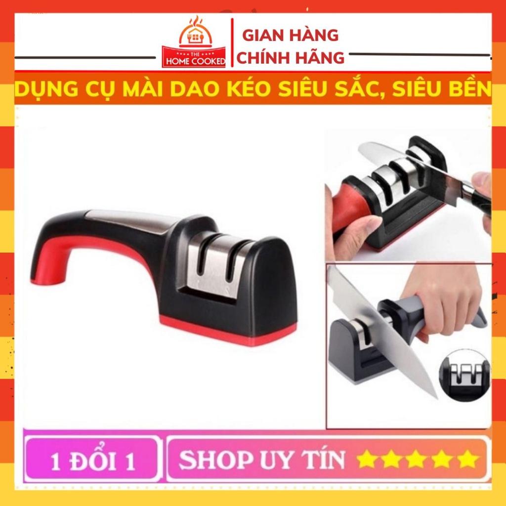 MÀI DAO KÉO 3 RANH- DỤng Cụ Mài Dao Bằng Tay Sharpener Quin