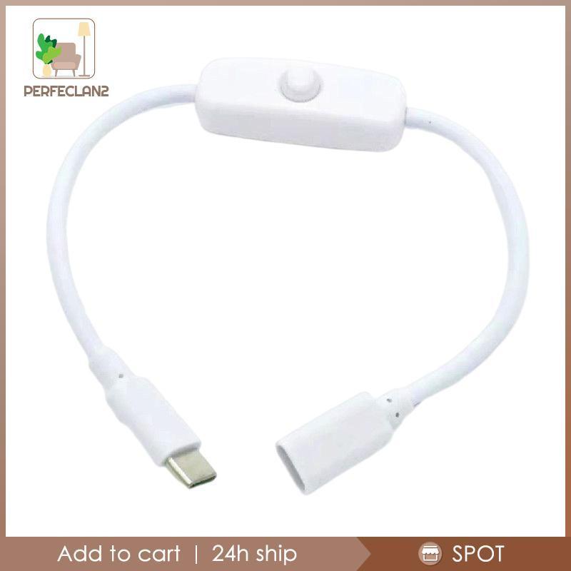 Dây Cáp Mở Rộng Đa Năng Type C Có Công Tắc Bật / Tắt Cho Máy Tính