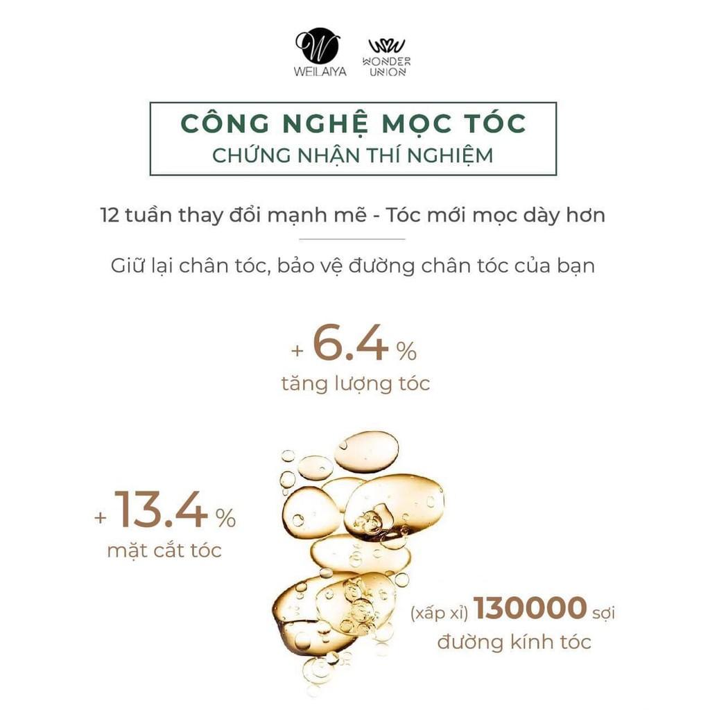 Huyết thanh Serum Weilaiya Chính Hãng Hỗ Trợ Mọc Tóc Hiệu Quả Sau 12 Tuần sử dụng - Hộp 8 lọ 5ml