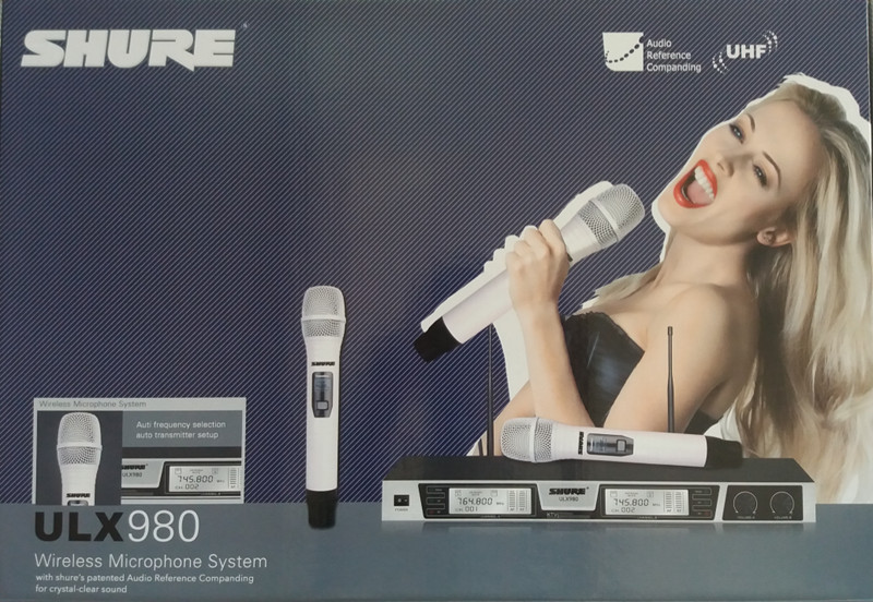 Micro không dây karaoke cao cấp ULX980, Hàng chính hãng