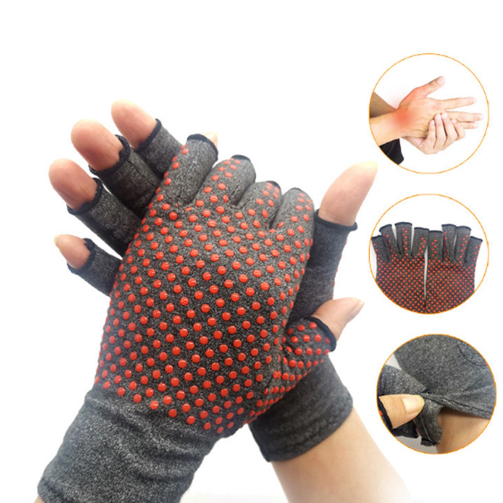Găng tay với những viên nén trị liệu, hỗ trợ cổ tay chống viêm, khớp, thấp khớp, giảm đau