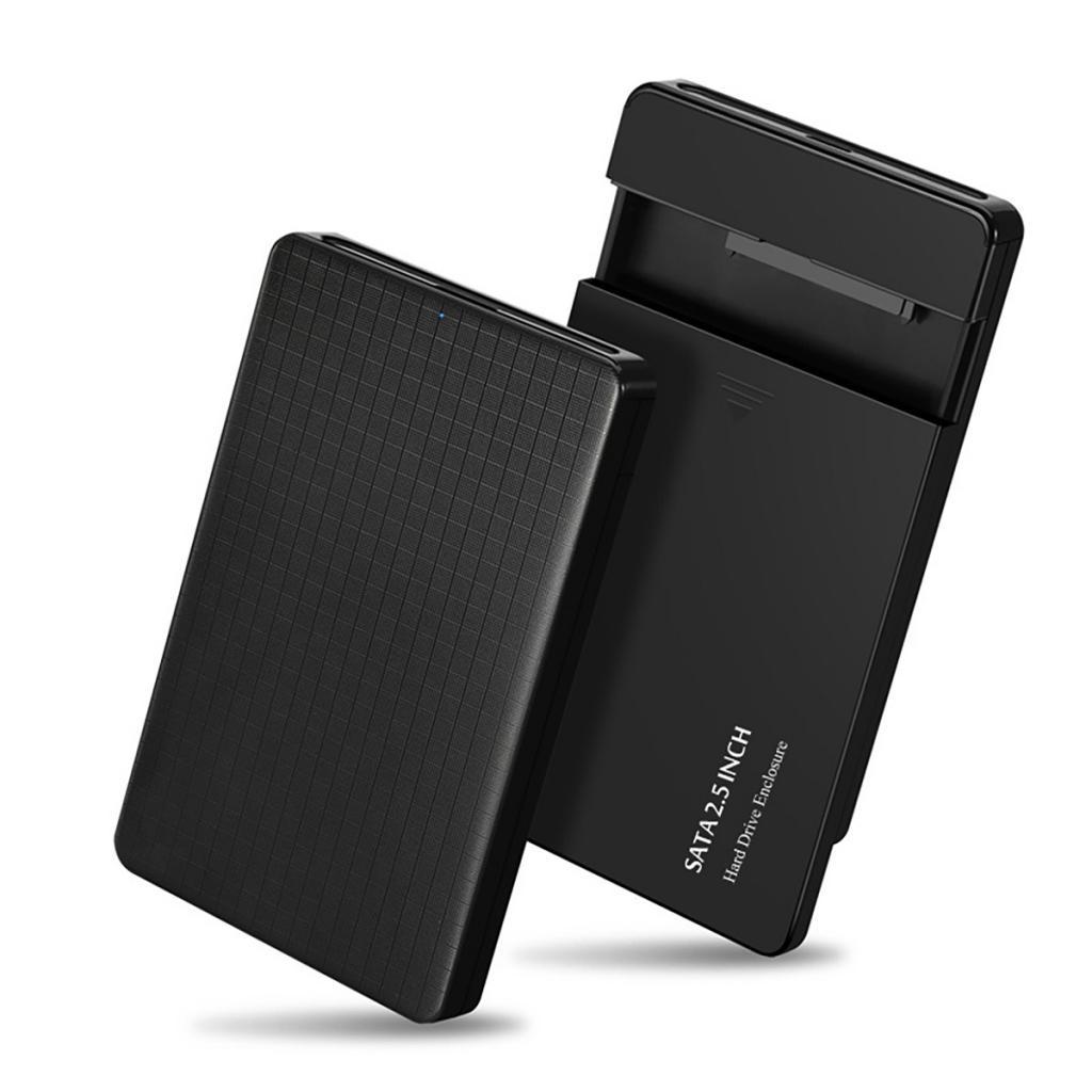 USB 3.0 2.5inch  SSD  Disk Enclosure Case Cover External Black