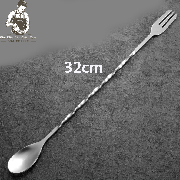 Thìa Bar Pha Chế Hai Đầu Inox - Bar Spoon