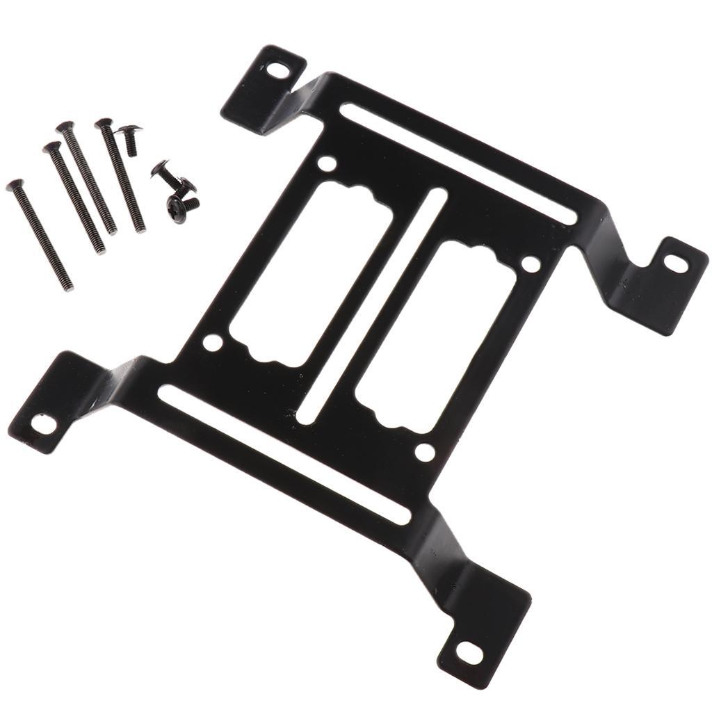 2Pcs 12cm Water Cooling Radiator Support Holder Water Pump Bracket Metal