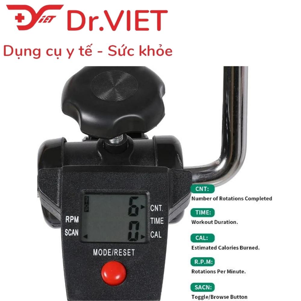 Xe Đạp Tập Thể Dục Liên Hoàn Tay Chân (2in1) Màu Đen