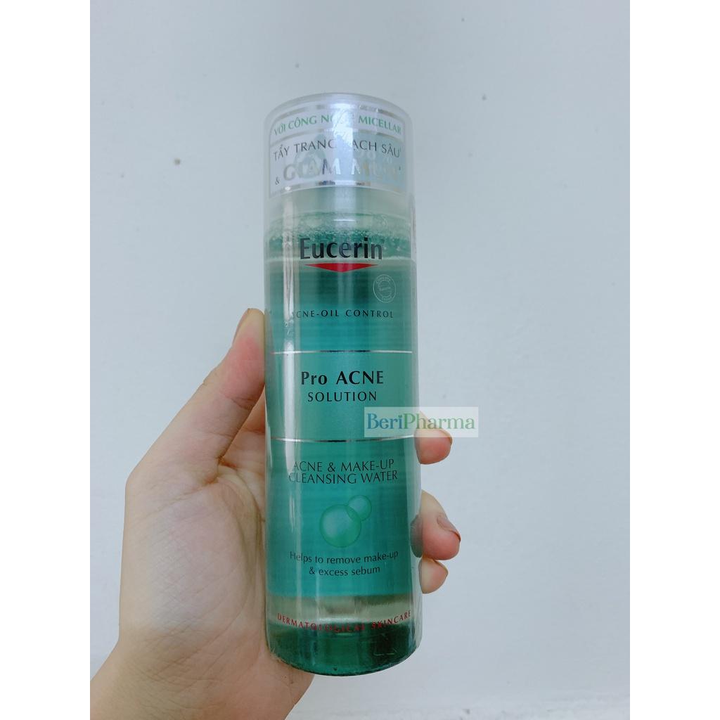 Eucerin Nước Tẩy Trang Cho Da Mụn Proacne Make Up Cleansing Water 200ml