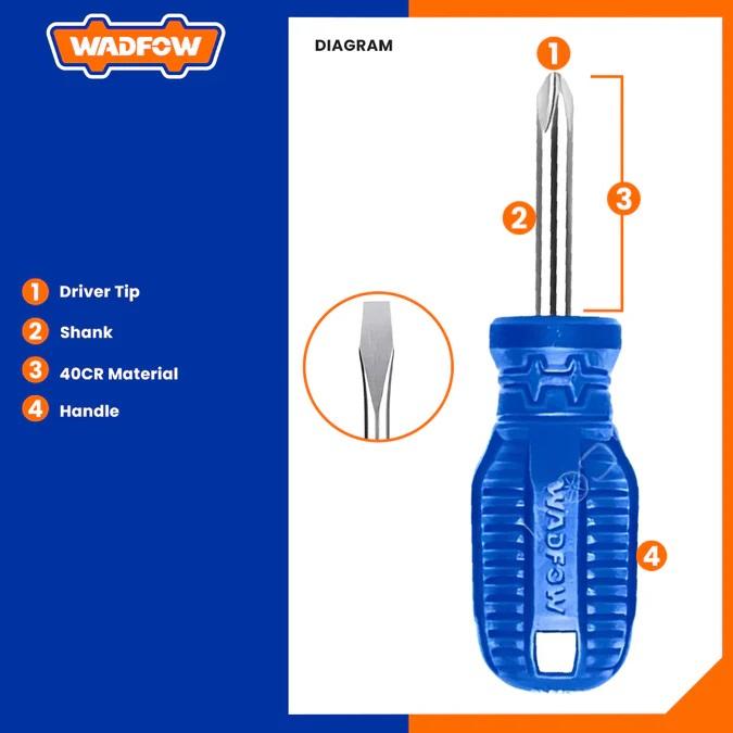 TUA VÍT DẸP SL6.5 38MM WSD3261 WADFOW - HÀNG CHÍNH HÃNG