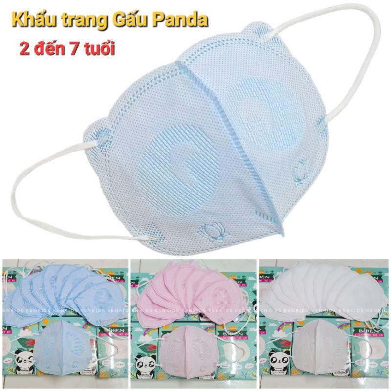 Hộp 10c khẩu trang Gấu Panda đáng yêu cho bé 3-8 tuổi