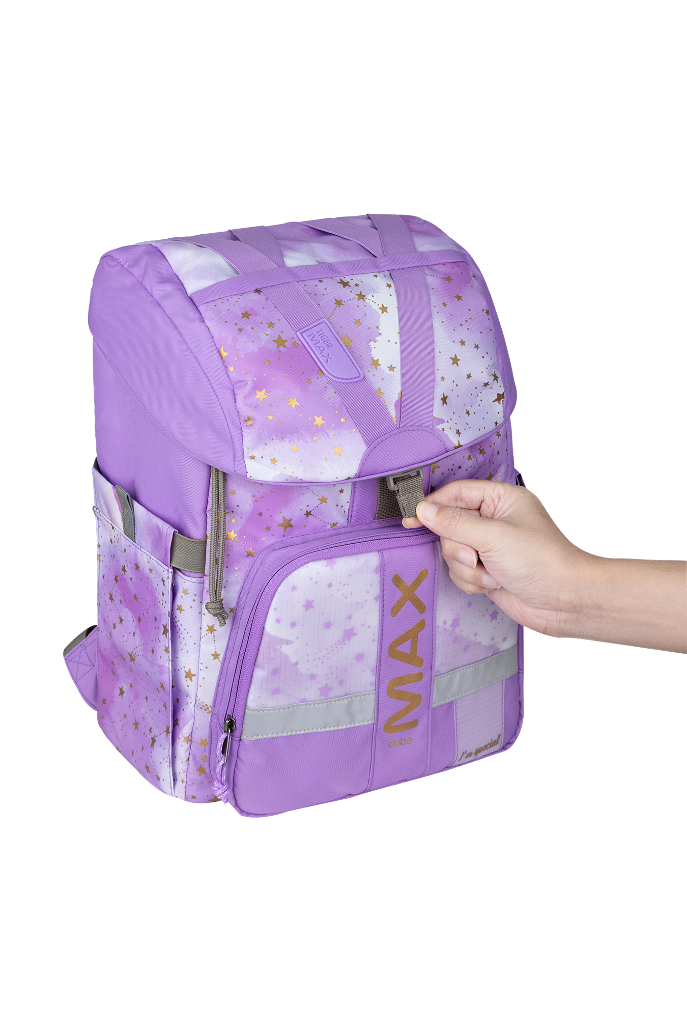 Ba Lô Chống Gù Max Cube Backpack Pro 2 - Purple Sky - Special Edition - Tiger Max TMMC-008A1