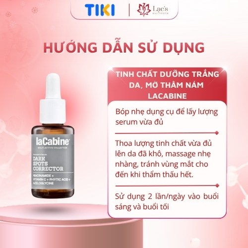 Tinh Chất Dưỡng Trắng Da, Mờ Thâm Nám LaCabine Dark Spots Corrector 30ML