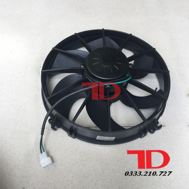 Quạt dàn nóng xe khách, xe bus 13 INCH 33 cm loại 12V 120W cánh hút 261PL