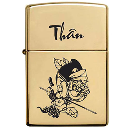 Bật Lửa Zippo 254B Khắc Hình Độc Đáo