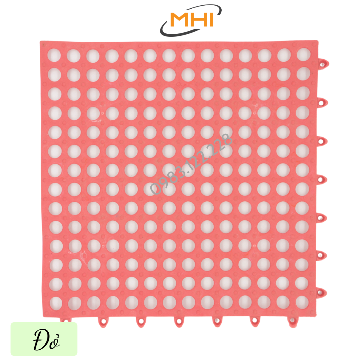 Tấm lót sàn nhà vệ sinh MHI. Vỉ nhựa lót sàn chống trơn Trải Sàn Nhà Tắm/Vệ Sinh/Nhà Bếp.