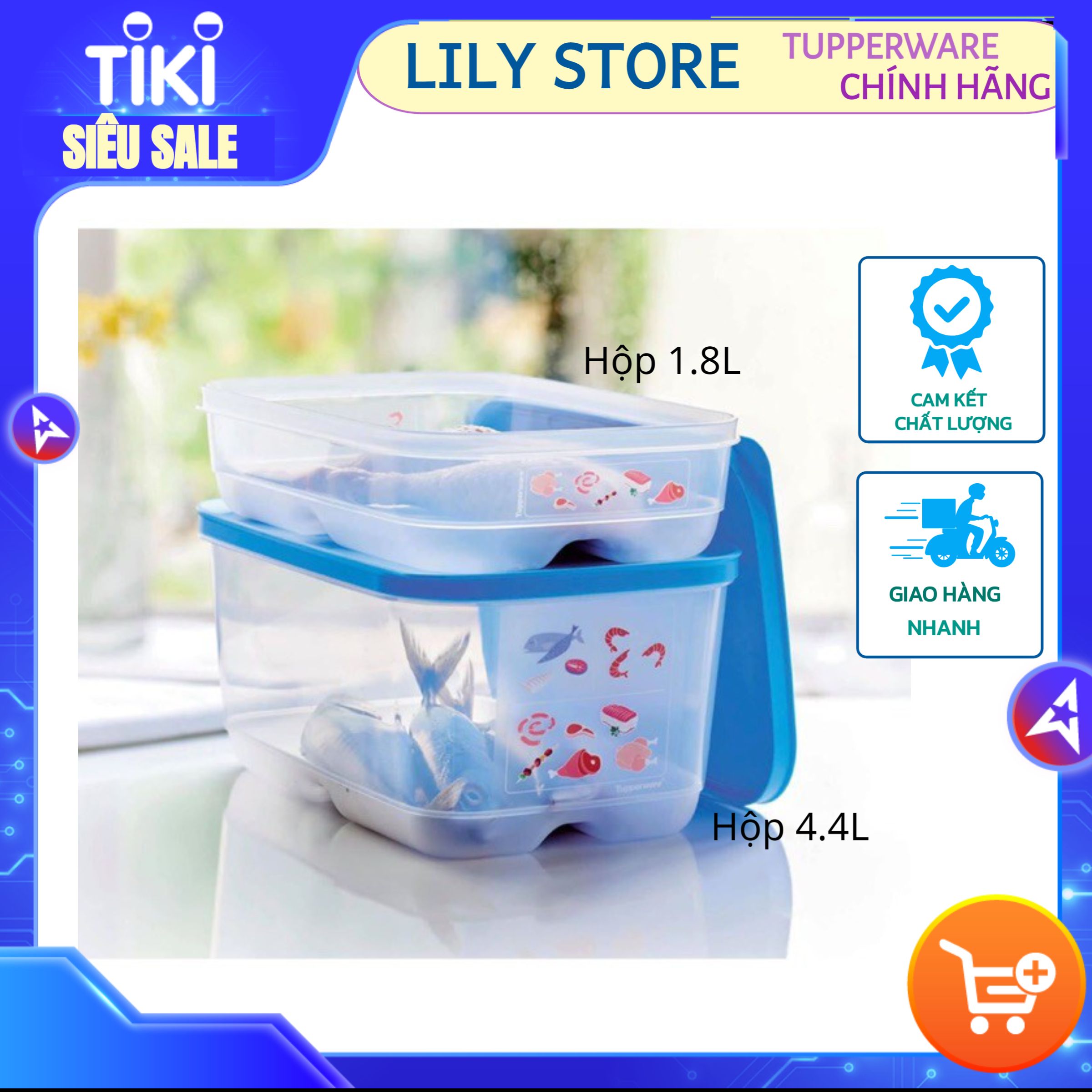 BỘ HỘP TRỮ MÁT TUPPERWARE COOL MATE