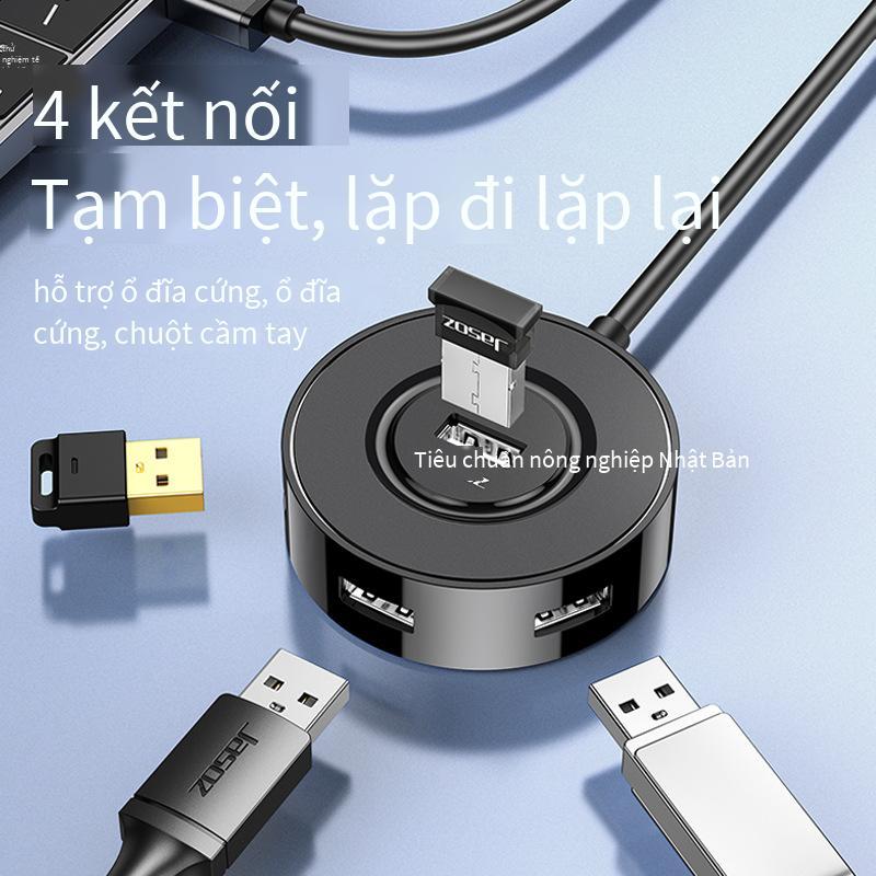 Giao hàng nhanh Jason tốc độ cao USB2.0 bốn cổng HUB trung tâm máy tính đa giao diện một kéo bốn đế cắm HUB hub