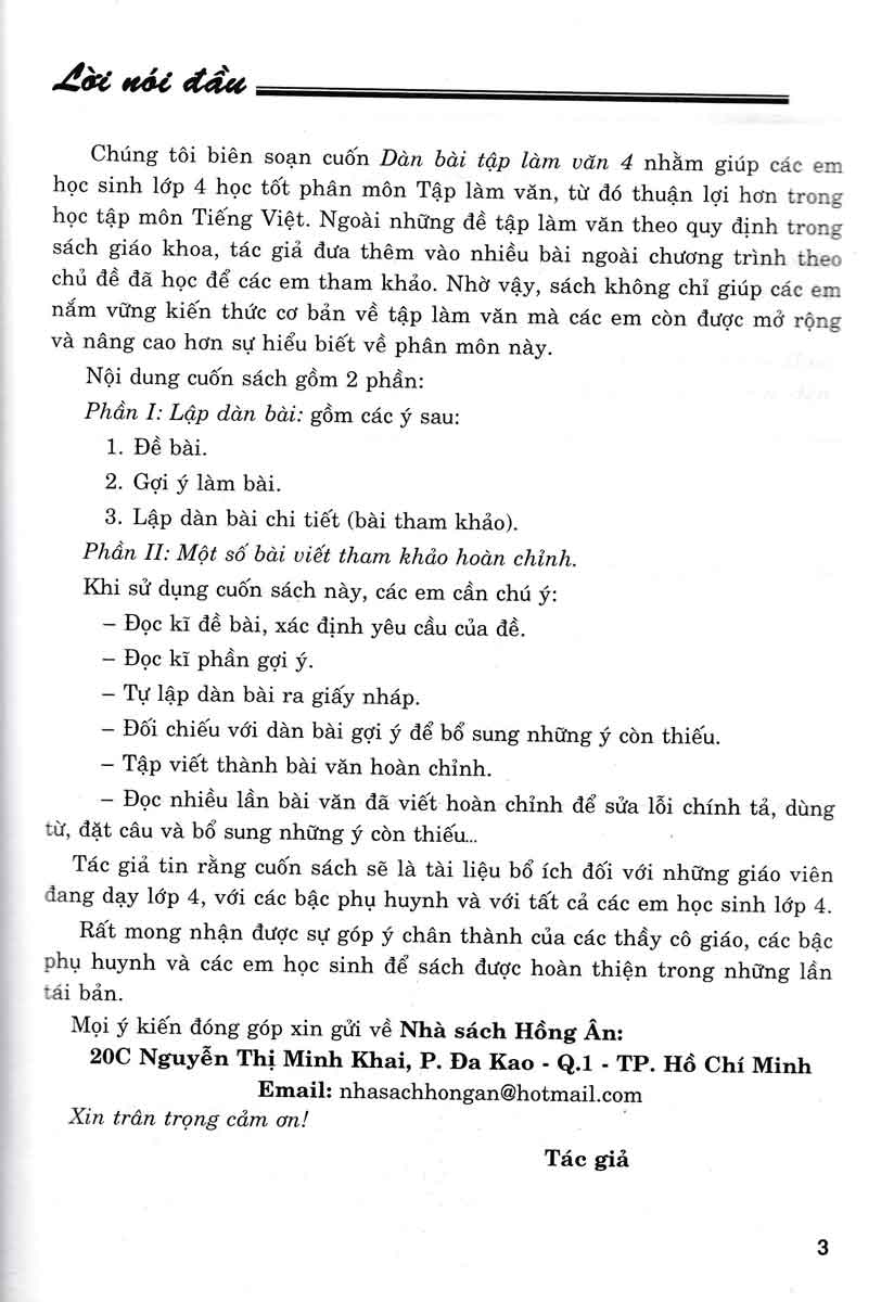 Dàn Bài Tập Làm Văn 4 _HA