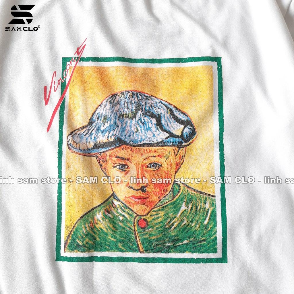 Áo thun tay lỡ nữ SAM CLO freesize phông form rộng dáng Unisex - mặc cặp, nhóm, lớp in hình CẬU BÉ LÍNH