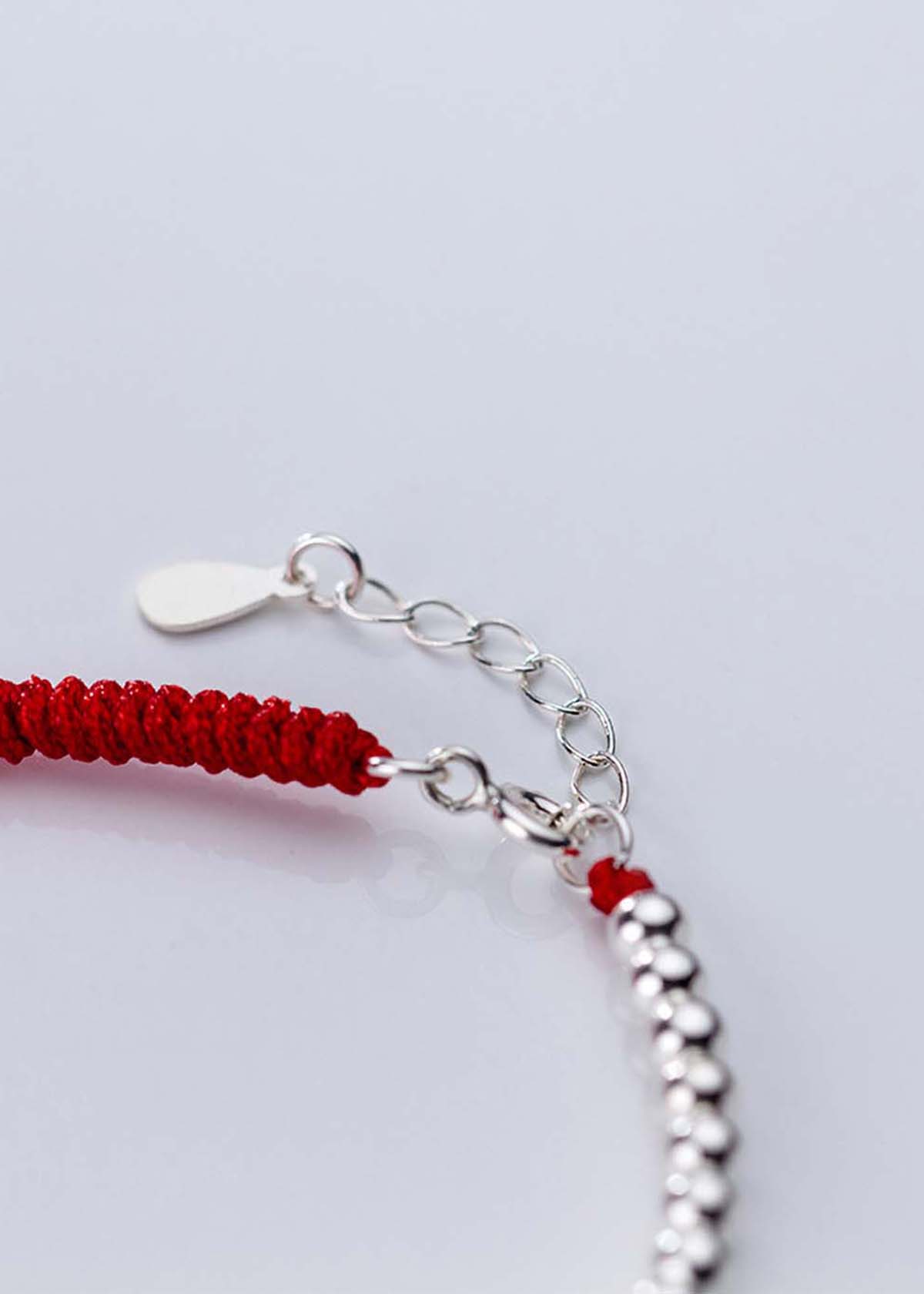 Combo 2 vòng thắt dây đỏ phối tỳ hưu bạc - Ngọc Quý Gemstones