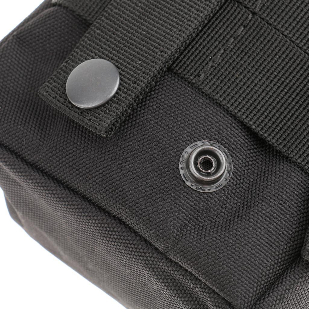 Outdoor Tactical Molle Belt Waist Pack Fanny Utility Phone Pouch Black