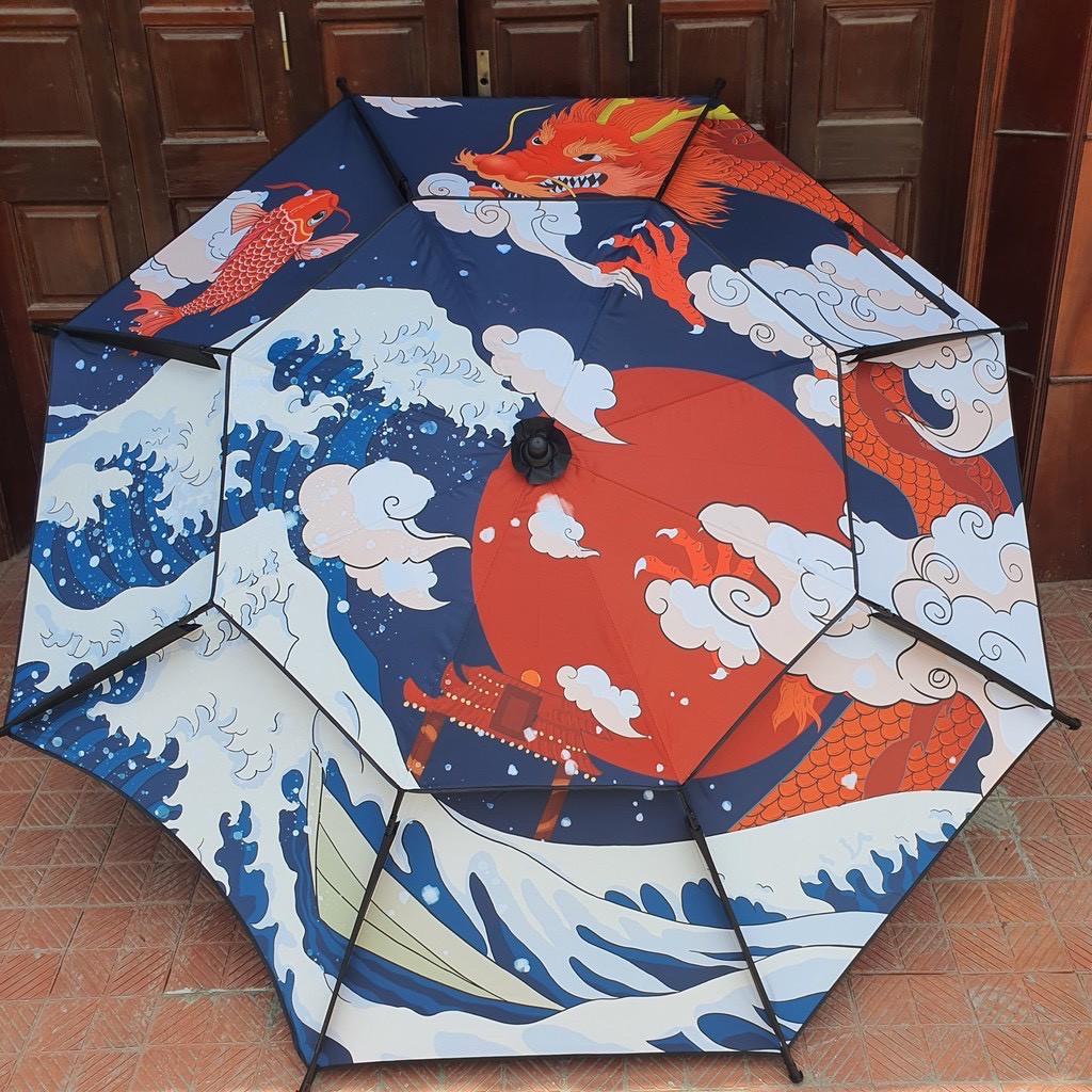 Ô Câu Cá 2 Tầng - Cá Chép Hóa Rồng - Cao Cấp