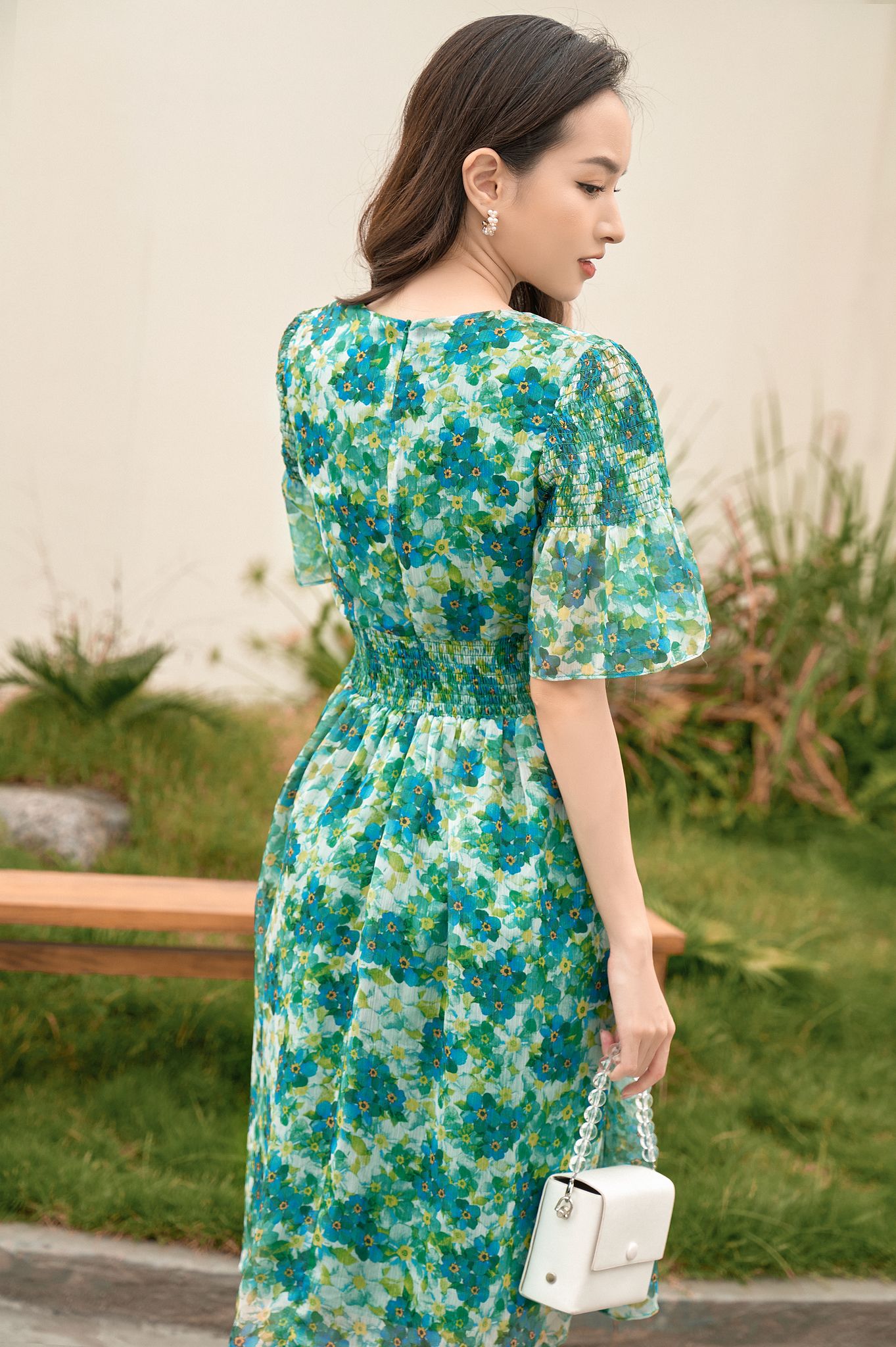 OLV - Đầm Grassy Floral Dress