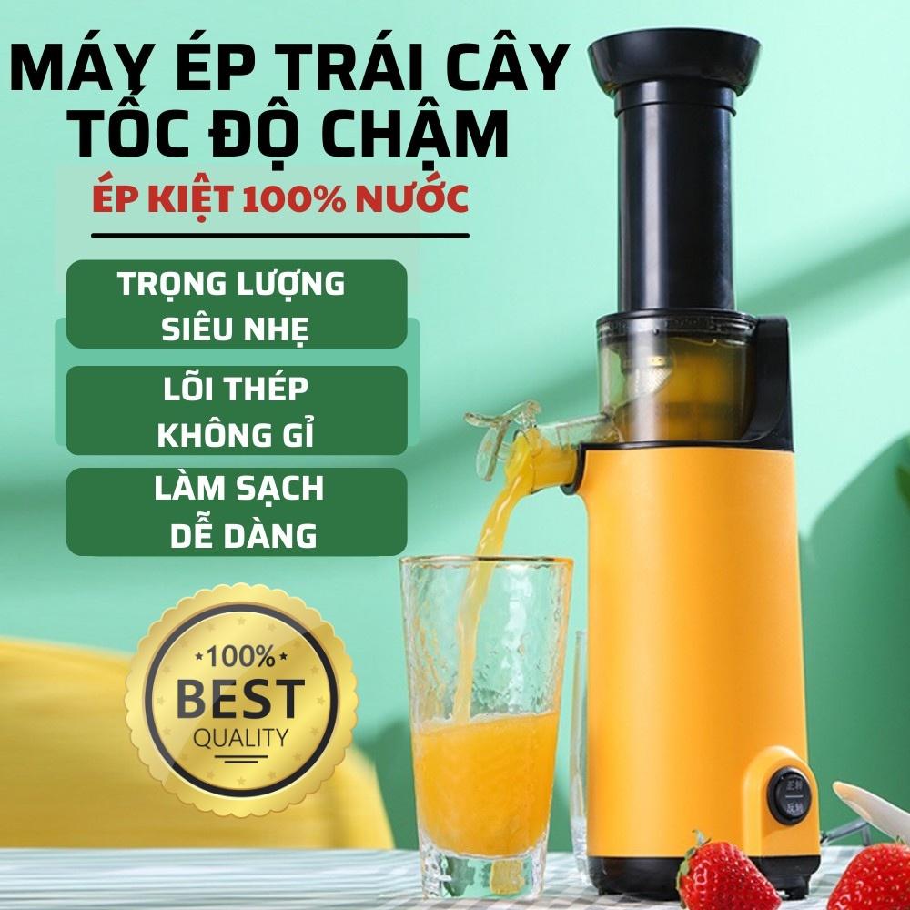 Máy Ép Chậm, Ép Trái Cây, Rau Củ Quả Tốc Độ Chậm - Ép Kiệt Nước Dễ Dàng Vệ Sinh Hàng Nội Địa Trung