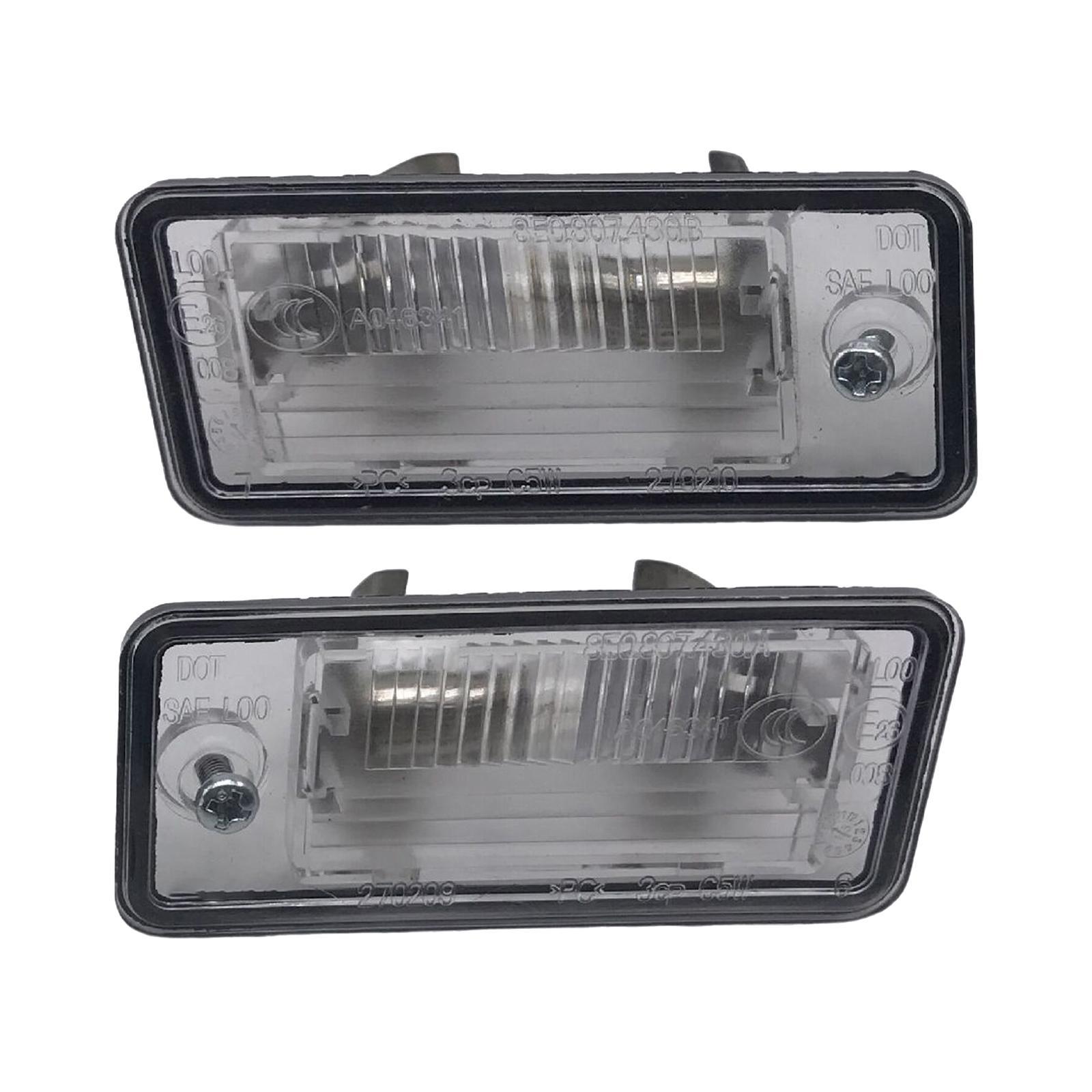 Plate Light Assemblies 8E0807430A/B for A4 B7 Stable Performance Convenient Installation