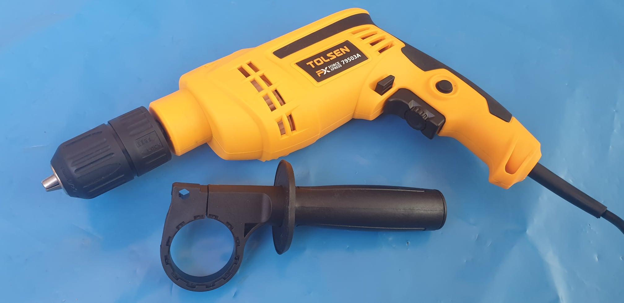 MÁY KHOAN 850W 13MM ĐẦU KẸP TỰ ĐỘNG TOLSEN 79503A - HÀNG CHÍNH HÃNG