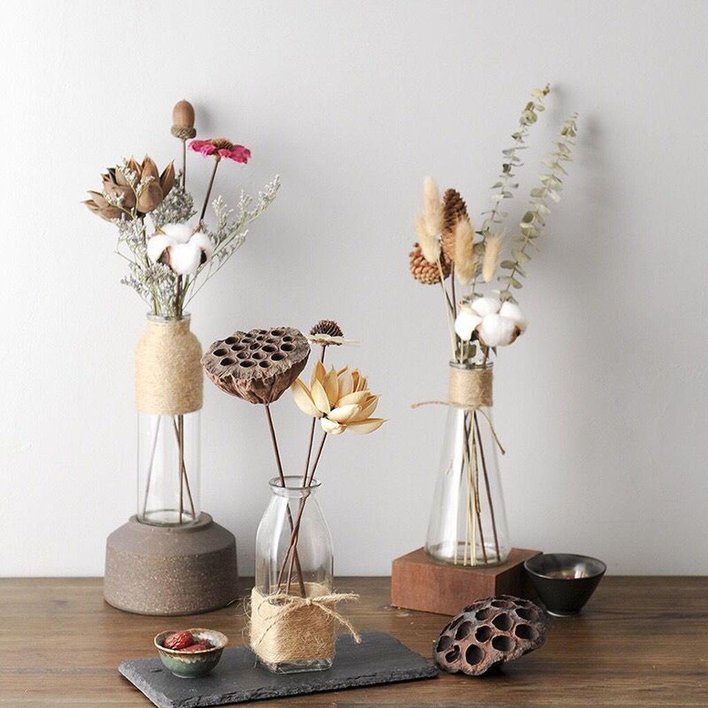 Lọ hoa thủy tinh - Bình hoa decor trang trí nhà cửa, phòng khách...