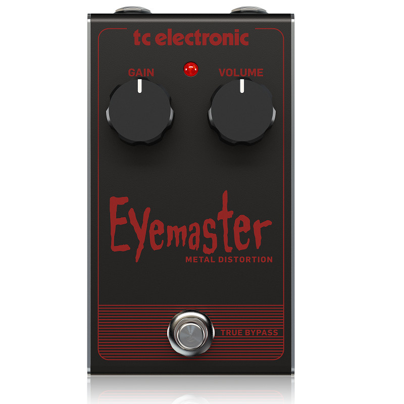 TC Electronic Eyemaster Metal Distortion Guitar Effects Pedal-Bàn đạp phối âm Guitar Bass-Hàng Chính Hãng