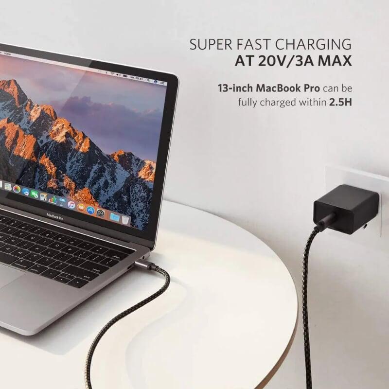 Ugreen UG50477US161TK 1M 5Gbps cáp USB type C ra USB-C v3.1 Gen1 sạc nhanh chuẩn PD 3A màu đen - HÀNG CHÍNH HÃNG