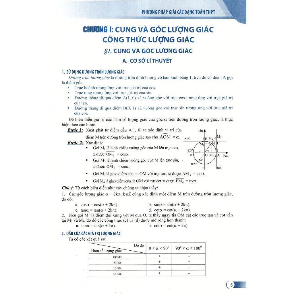 Phương Pháp Giải Các Dạng Toán THPT - Lượng Giác - Bản Quyền