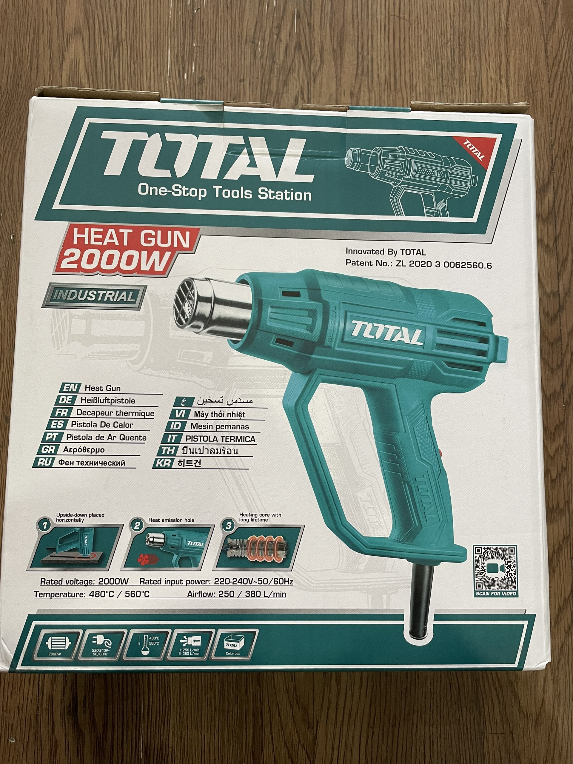 Máy thổi nhiệt 2000W total TB20036