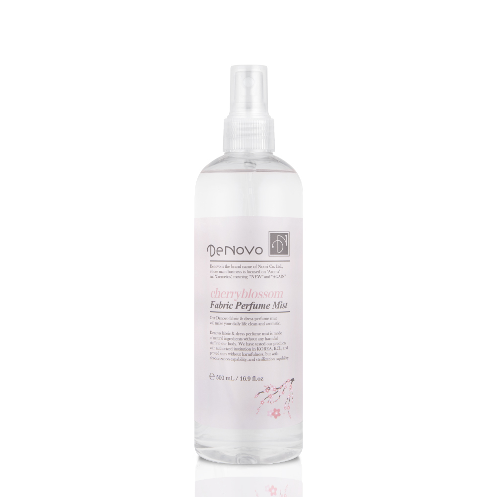 Nước hoa xịt thơm vải DENOVO hương Cherryblossom 500ml