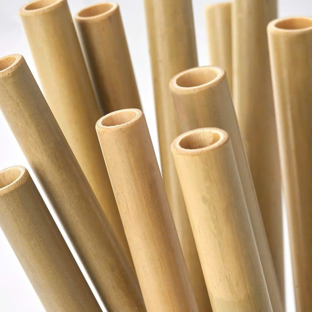 Hộp 15 ống hút tre tự nhiên 12*10cm - An toàn, thân thiện môi trường