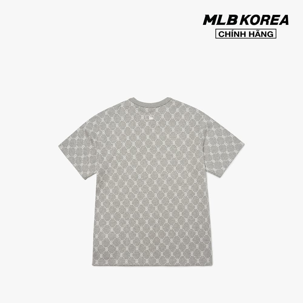 MLB - Áo thun phom suông ngắn tay Diamond Monogram 3ATSM3023