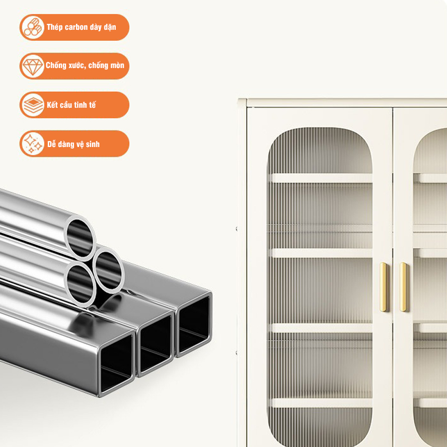 Tủ Giày Dép Thông Minh Chất Liệu Thép Carbon Ngăn Kệ Có Thể Điều Chỉnh