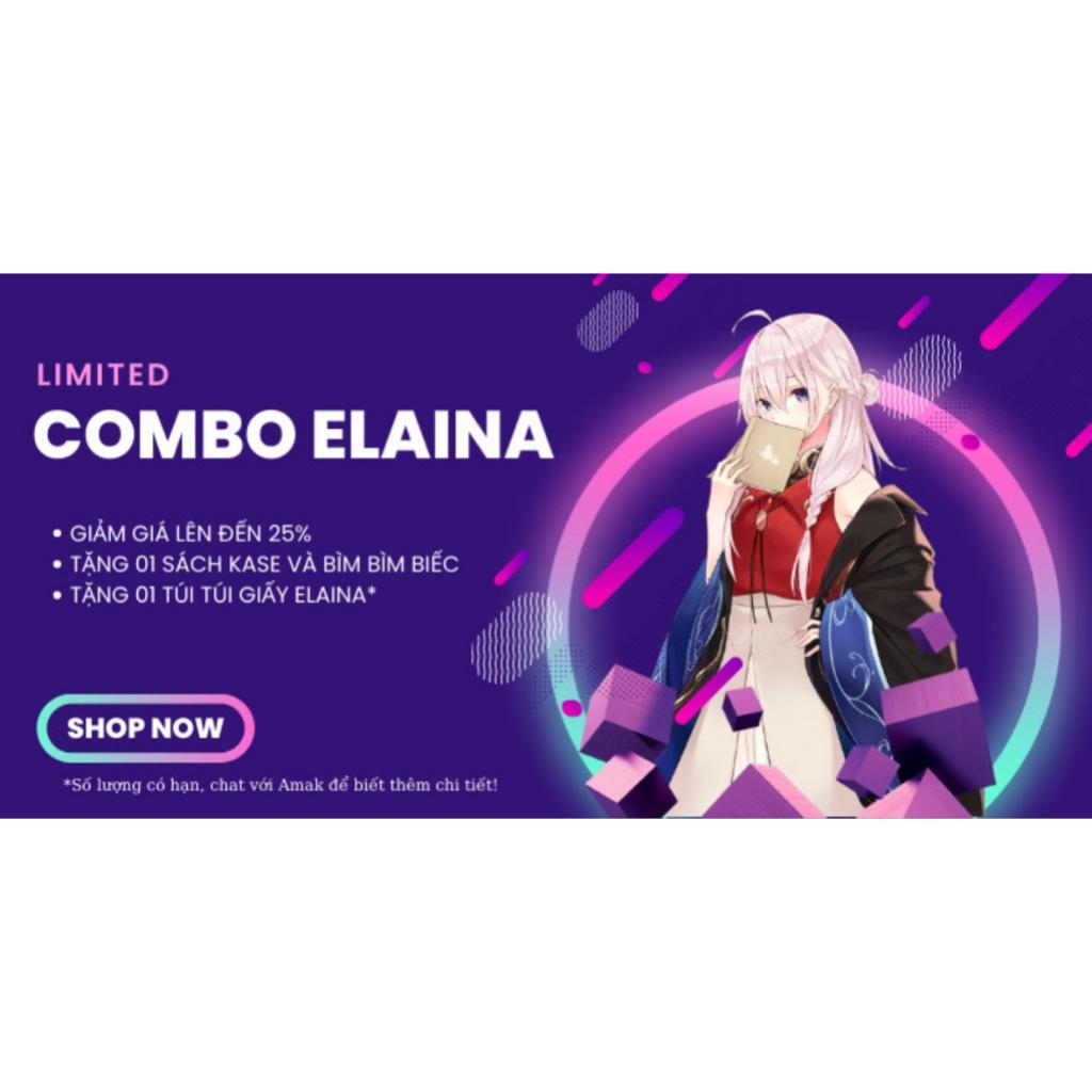 Combo Hành Trình Elaina 12 Tập (từ tập 1 đến tập 12) tặng thêm 1c Kase và bìm bìm biếc và túi xách giấy - Bản Quyền