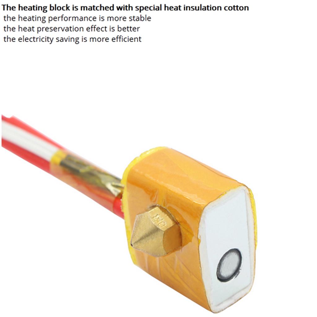 MK8 Extruder 12V 40W 0.4mm Nozzle Head for Prusa I3 Reprap 3D Printer