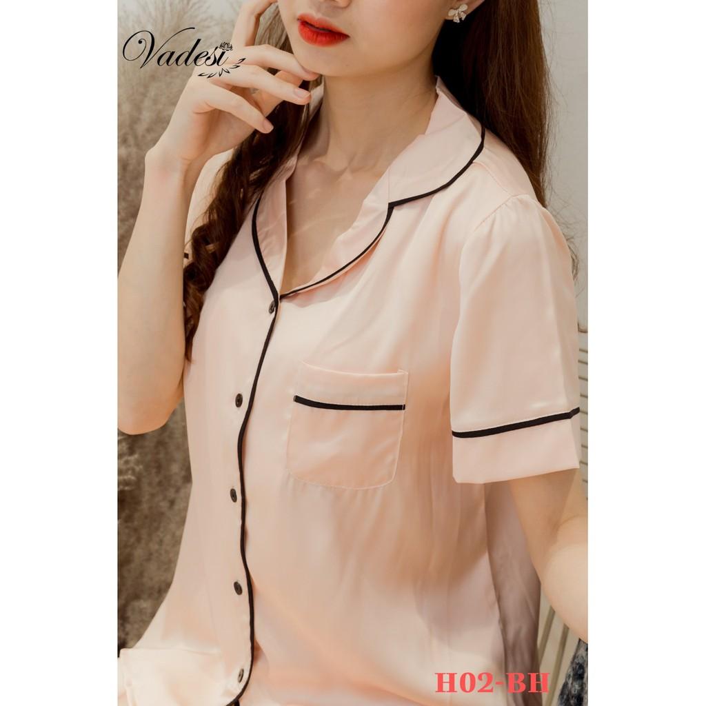 Bộ Pijama Lụa, Bộ Lửng Nữ - Vadesi , Thời Trang Nữ, Bộ Mặc Nhà Nữ Mùa Hè, Đồ Bộ, Đồ Ngủ Đẹp,