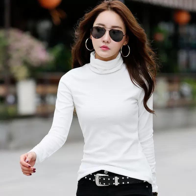 MS805 Áo giữ nhiệt nữ cổ lọ lót nỉ siêu ấm hàng Quảng Châu