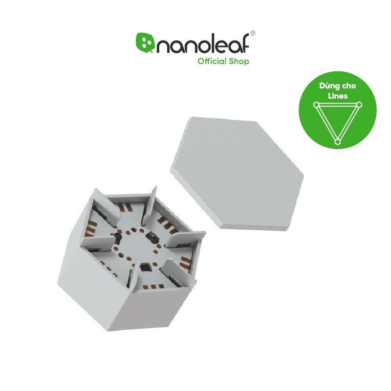 Đầu nối và nắp điều khiển dành cho bộ đèn lắp ghép thông minh Nanoleaf Lines Hexagons - Lục Giác